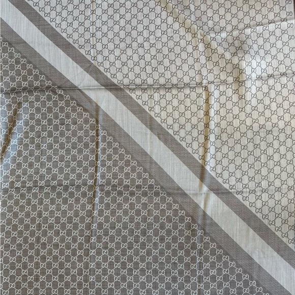 NWOT GG Guccissima Wool-Silk Blend Shawl - Picture 5 of 5